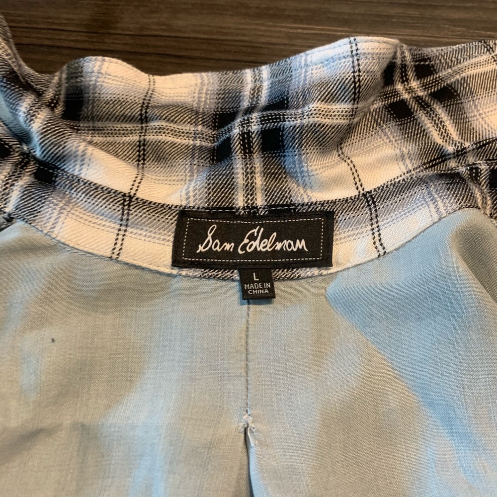 Sam Edelman Button Down Flannel/Chambray - image 3